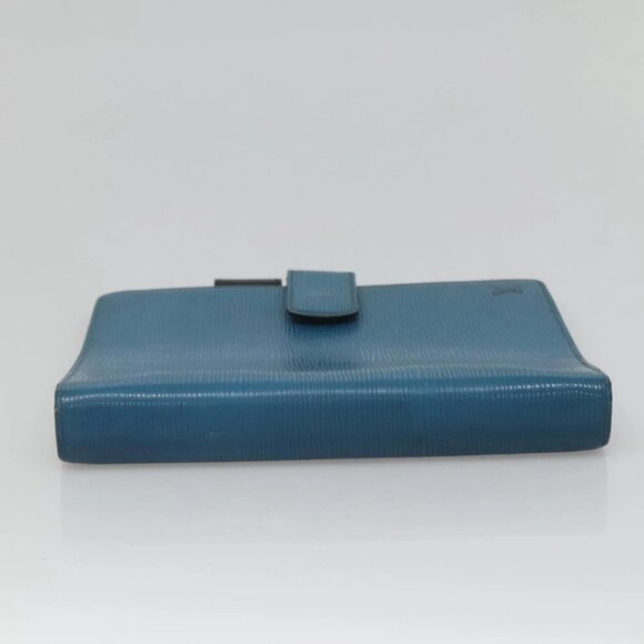 LOUIS VUITTON Epi Agenda GM Day Planner Cover Blue R20065 LV Auth - Picture 10 of 14